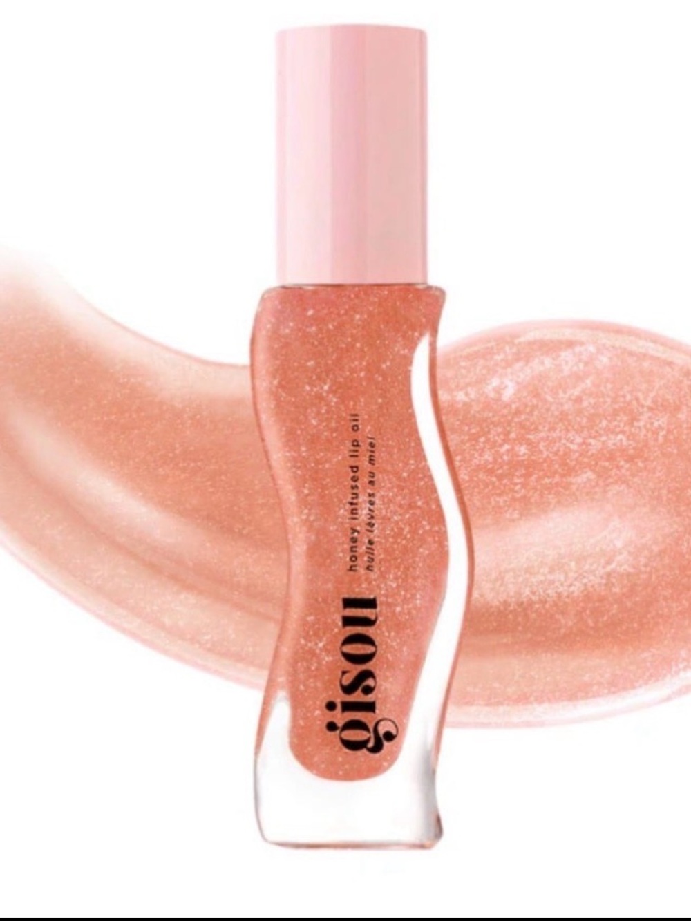 NIB★Gisou Honey Infused Hydrating Lip Oil in Glazed Plum